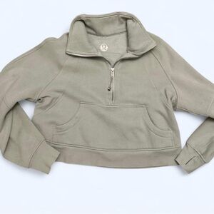 lululemon athletica Sage Green Cowl Neck Sweater